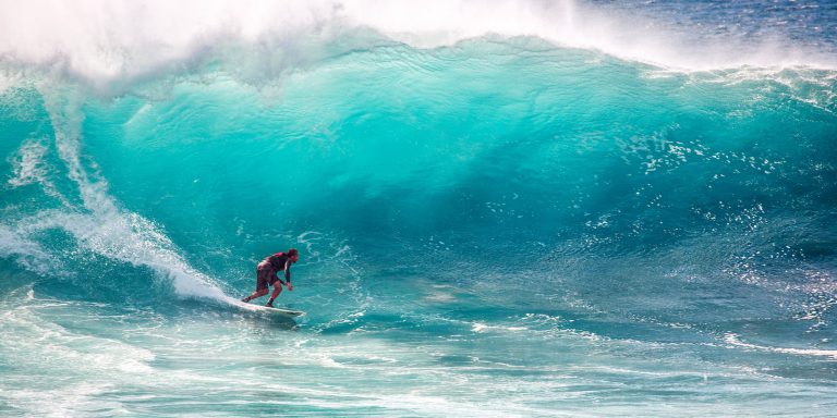 Surfing Oahu Hawaii