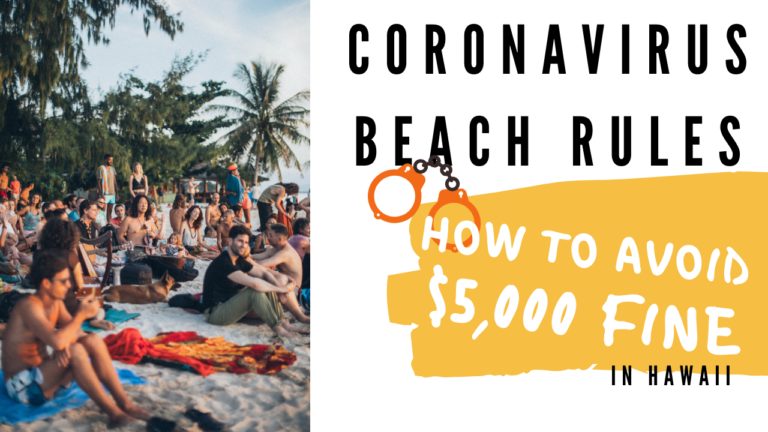 Coronavirus Hawaii Beach Rules