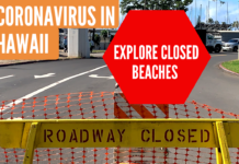 Coronavirus in Hawaii Closed Beaches