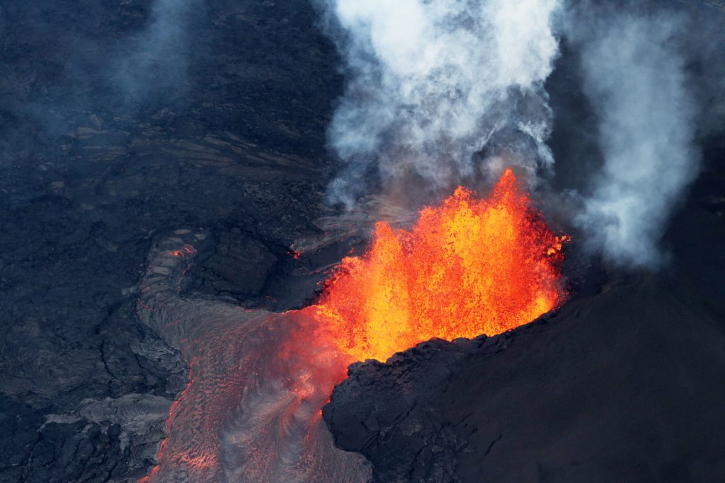 Kilauea volcanic eruption