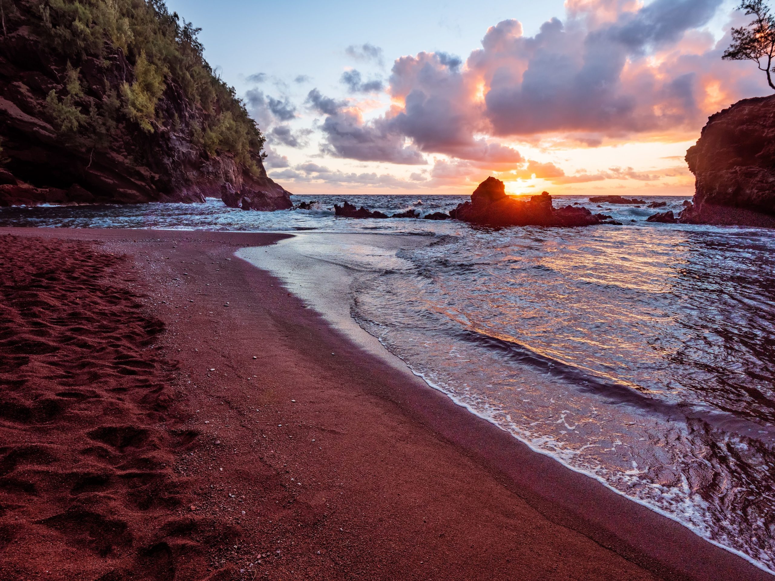 Red Sand Beach on Maui