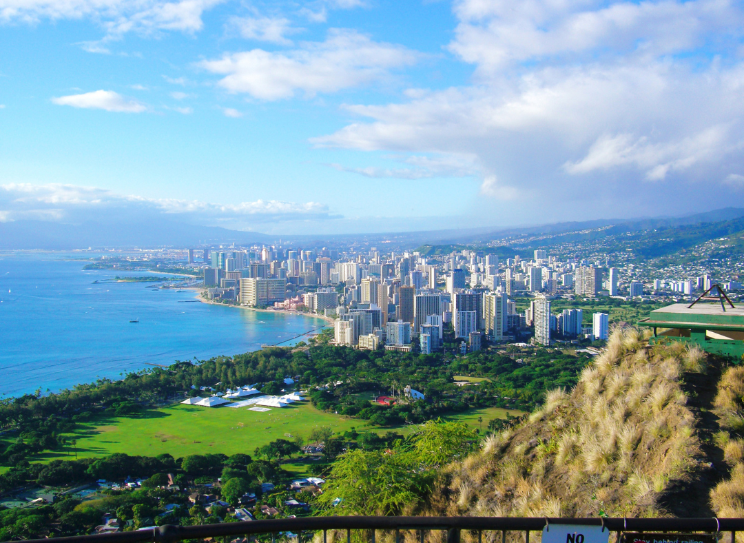 Waikiki View from Diamond Head